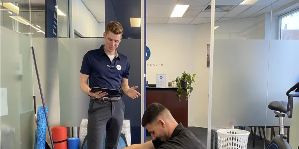 Seth providing Physio in Bondi Junction Eastern Suburbs Clinic