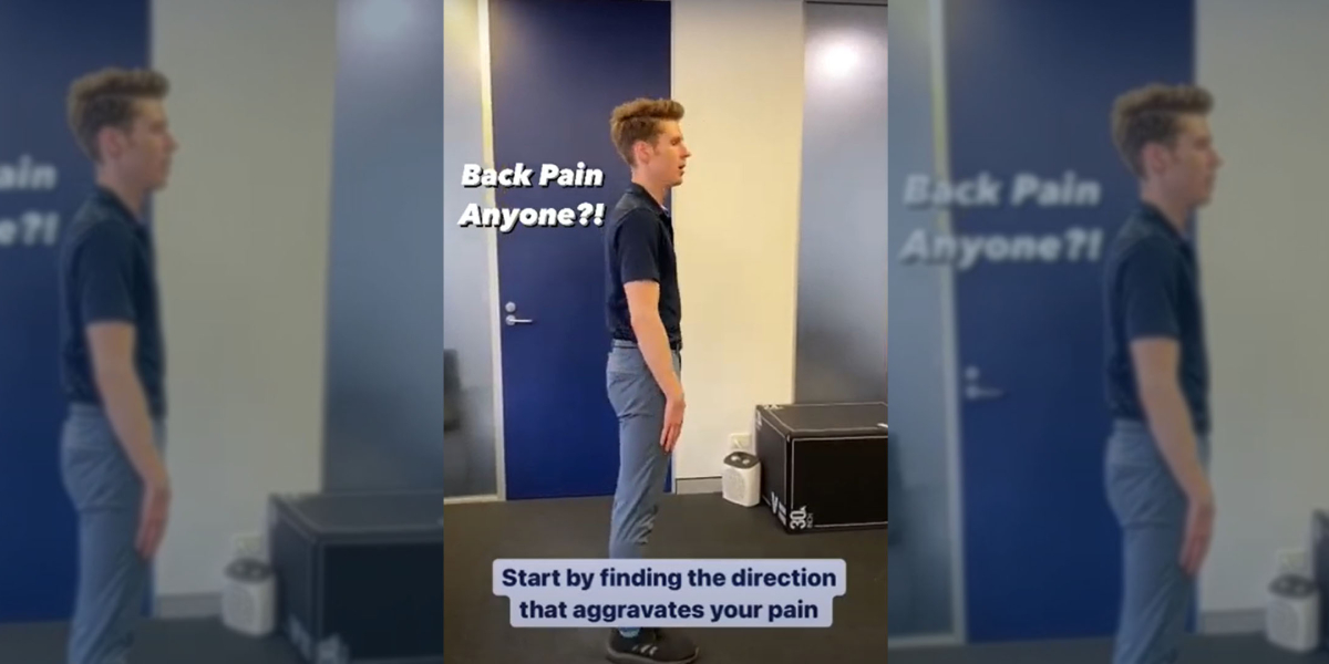Directional Back Pain Exercises